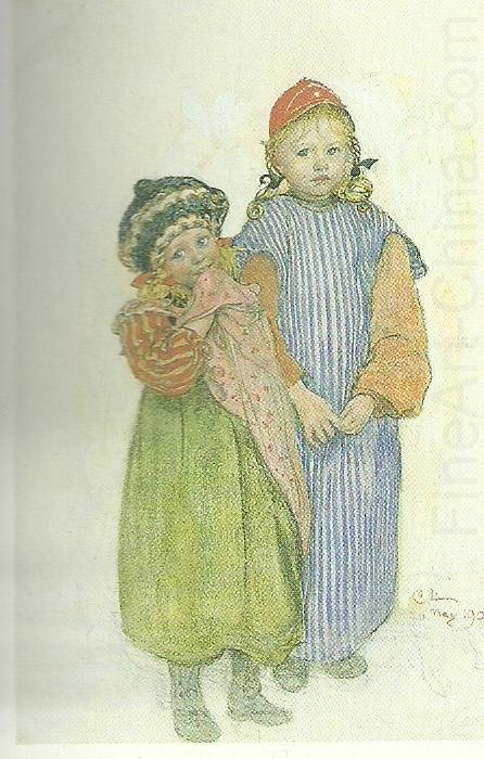 Carl Larsson snickare hellbergs ungar china oil painting image